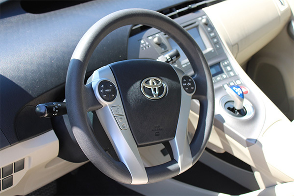 Interior view of preowned Toyota for sale at affordable prices near Alviso, CA.